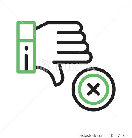 Thumbs Down Icon Image. Thumbs Down Icon Image. 106321824