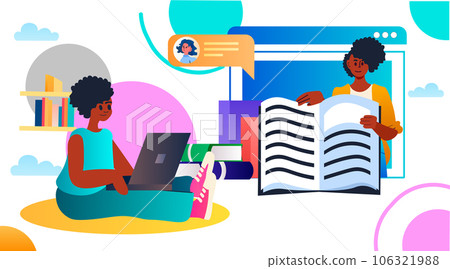 student watching lecture recordings podcast courses audio video recording online tutoring education e-learning concept horizontal 106321988