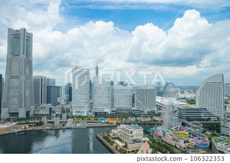Cityscape of Minato Mirai, Yokohama 106322353