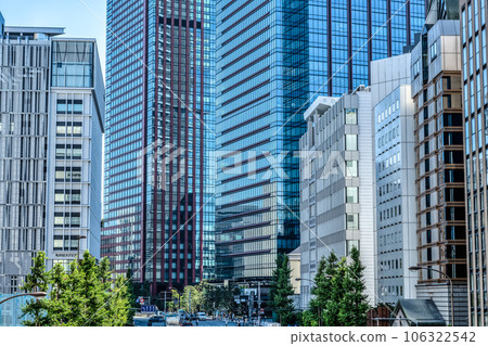 港區街景、東京田町站 106322542