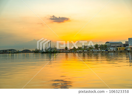 釧路港世界三大日落美景 106323358