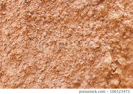 Abstract texture background of termite nest brown attached to wooden plate wall pattern. Termite excrement is soil. can be used as model for building, house wall for background or website wallpaper. Abstract texture background of termite nest brown attached to wooden plate wall pattern. Termite excrement is soil. can be used as model for building, house wall for background or website wallpaper. 106323473