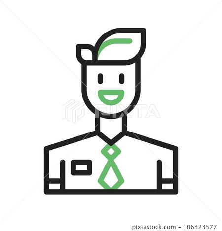 Receptionist Icon Image. 106323577