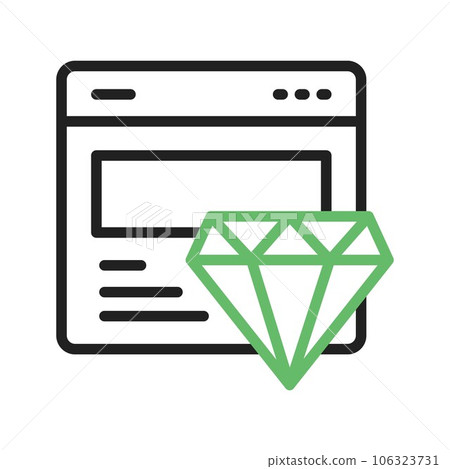 Premium Website Icon Image. 106323731