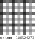 Black and Grey Plaid pattern 106324273