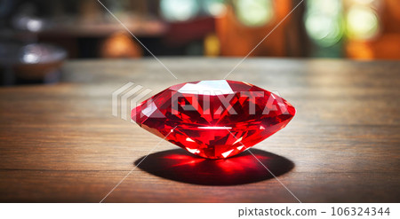 Red Gemstone Ruby - AI Generated Image Red Gemstone Ruby - AI Generated Image 106324344