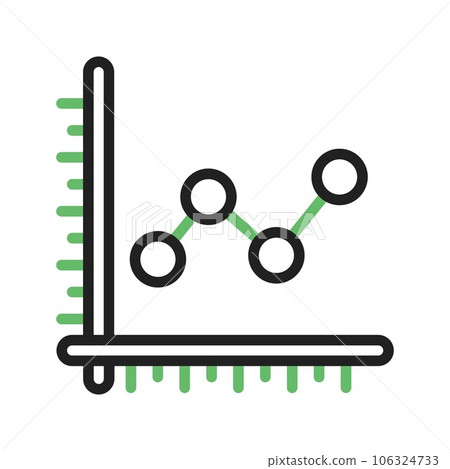 Line Graph Icon Image. Line Graph Icon Image. 106324733