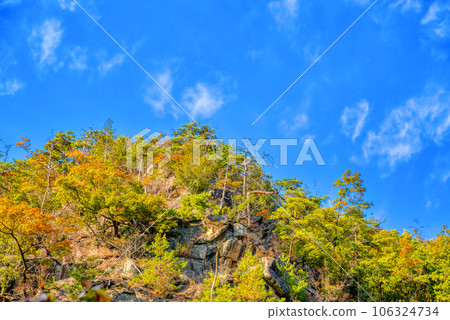 Yamanashi Prefecture Autumn leaves Shosenkyo Yamanashi Prefecture Autumn leaves Shosenkyo 106324734