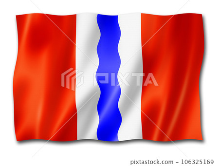Omsk state - Oblast -  flag, Russia 106325169