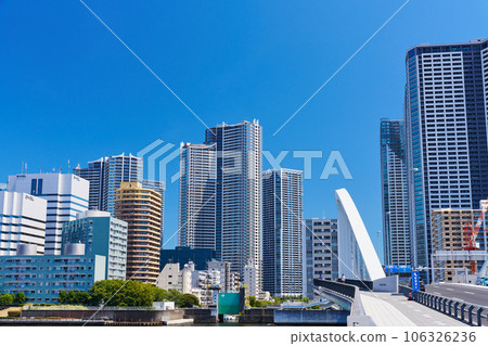View of Kachidoki from Tsukiji Bridge 106326236