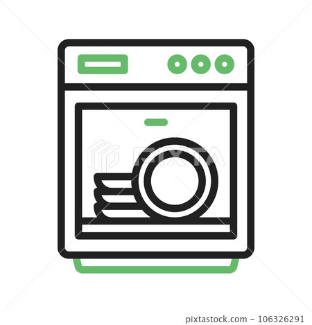 Dish Washer Icon Image. Dish Washer Icon Image. 106326291