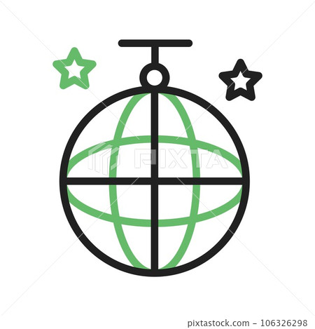 Disco Ball Icon Image. Disco Ball Icon Image. 106326298