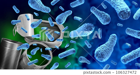 Botulism Bacteria Food Contamination Botulism Bacteria Food Contamination 106327472