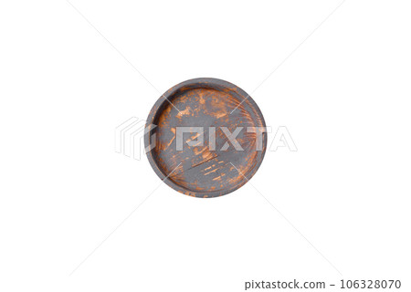 Empty wooden plate, knife, fork and cutting board Empty wooden plate, knife, fork and cutting board 106328070
