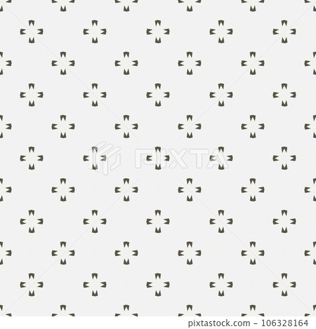 Vector minimal geometric seamless pattern. Simple abstract minimalist background. Fabric textile swatch ladies dress, man shirt all over print block. Vector minimal geometric seamless pattern. Simple abstract minimalist background. Fabric textile swatch ladies dress, man shirt all over print block. 106328164