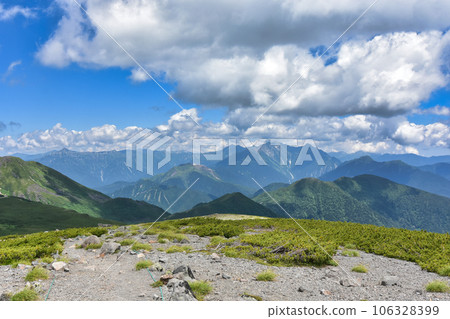 從乘鞍眺望北阿爾卑斯山 從乘鞍眺望北阿爾卑斯山 106328399