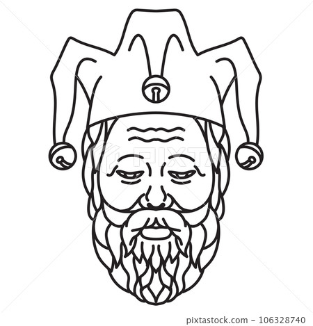socrates-wearing-jesters-hat-front-sleep-eyes-MLINE socrates-wearing-jesters-hat-front-sleep-eyes-MLINE 106328740