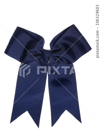 Beautiful blue gift bow, isolated on white Beautiful blue gift bow, isolated on white 106329683