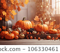 Festive autumn decor 106330461