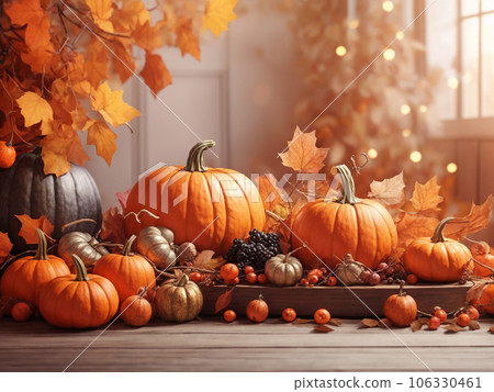 Festive autumn decor Festive autumn decor 106330461