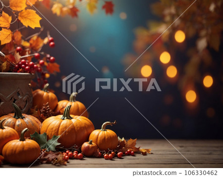 Festive autumn decor Festive autumn decor 106330462