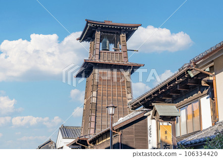 Kawagoe City, Saitama Prefecture The Toki no Kane, a symbol of the kurazukuri townscape Kawagoe City, Saitama Prefecture The Toki no Kane, a symbol of the kurazukuri townscape 106334420