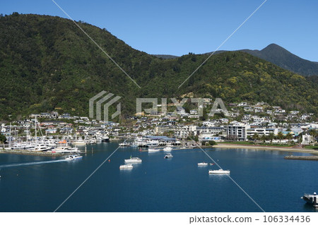 新西蘭庫克海峽皮克頓 106334436