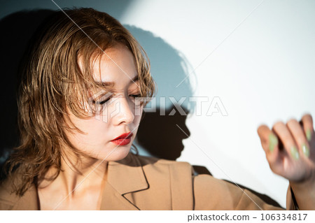 female, lady, woman 106334817