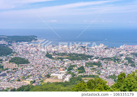 Tenguyama Ropeway Rooftop Observatory View of Otaru City from the Tengu Terrace Tenguyama Ropeway Rooftop Observatory View of Otaru City from the Tengu Terrace 106335179