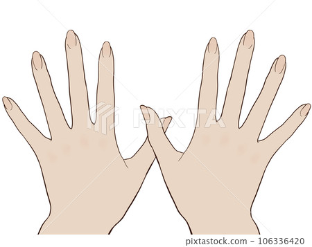 Women's hands 106336420
