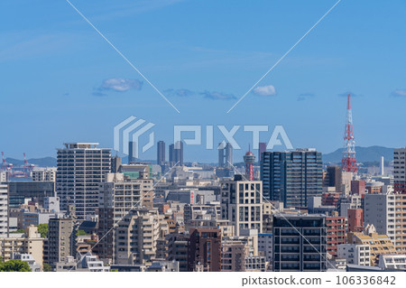 《Fukuoka Prefecture》 Scenery of Fukuoka City (taken from Minami Park) 106336842