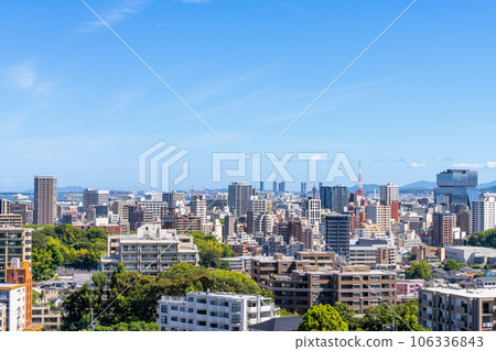 《Fukuoka Prefecture》 Scenery of Fukuoka City (taken from Minami Park) 《Fukuoka Prefecture》 Scenery of Fukuoka City (taken from Minami Park) 106336843