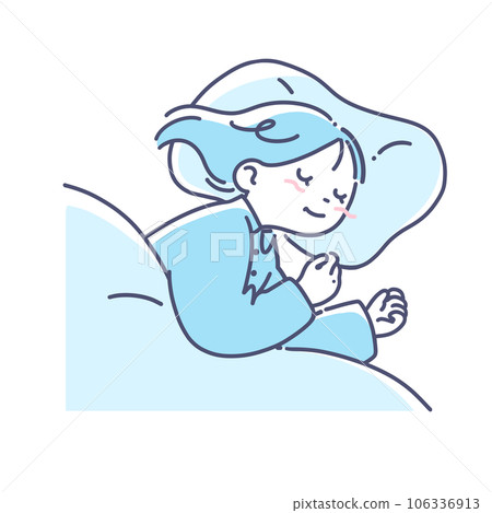 girl sleeping peacefully 106336913