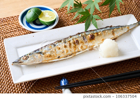 鹽烤秋刀魚 鹽烤秋刀魚 106337504