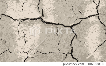 Closeup broken white soil background , Bad dry environment vector wallpaper concept Closeup broken white soil background , Bad dry environment vector wallpaper concept 106338810
