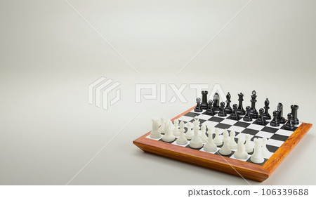 Leadership Concepts Illustrated A 3d Chess Board Game Render