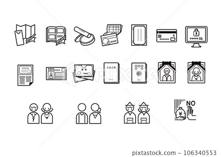 父代和子代情況下的重要文檔圖標 106340553