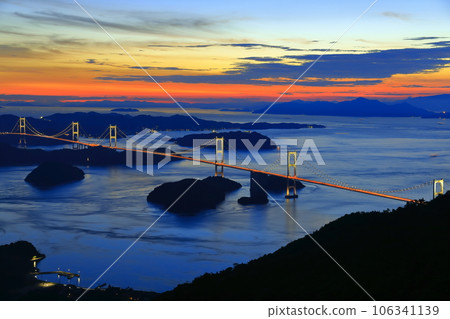[愛媛縣] 來島海峽大橋 (島波海峽) 燈飾 106341139