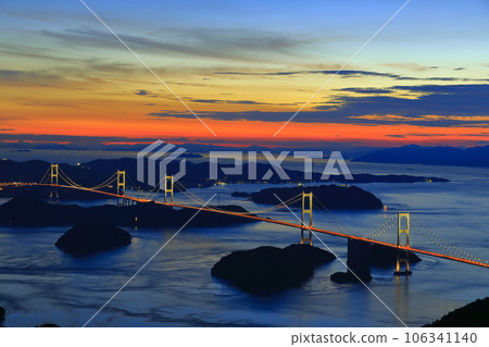 [愛媛縣] 來島海峽大橋 (島波海峽) 燈飾 106341140