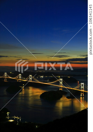 [愛媛縣] 來島海峽大橋 (島波海峽) 燈飾 106341145