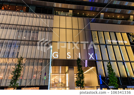 Night view of Ginza 6-chome, Chuo-ku, Tokyo 106341336