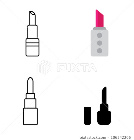 lipstick icon vector lipstick icon vector 106342206
