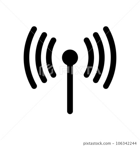 antenna icon vector antenna icon vector 106342244