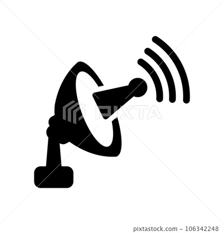 antenna icon vector antenna icon vector 106342248