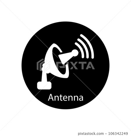 antenna icon vector antenna icon vector 106342249