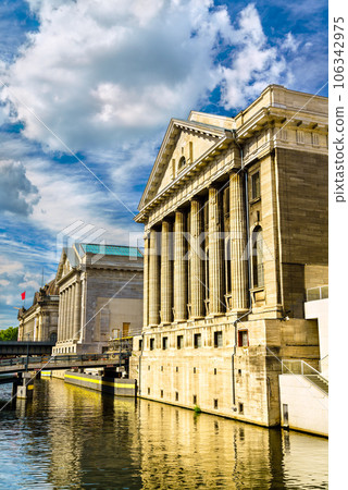 Pergamon Museum on Museum Island in the historic center of Berlin. UNESCO world heritage in Germany 106342975