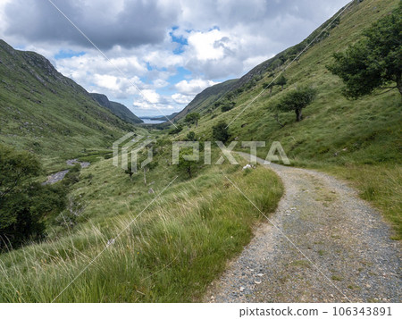 The beautiful Glenveagh National Park in County Donegal, Ireland 106343891