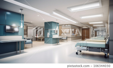 未來派醫院/診所/病房內部圖像 106344030