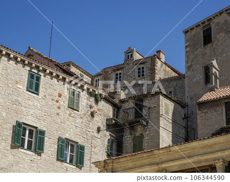 Medieval village of Sibenik, world heritage site in Croatia Medieval village of Sibenik, world heritage site in Croatia 106344590