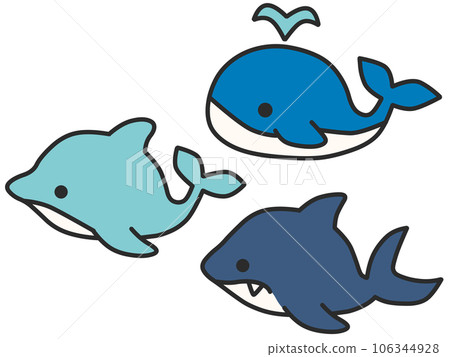 Sea creatures set 106344928